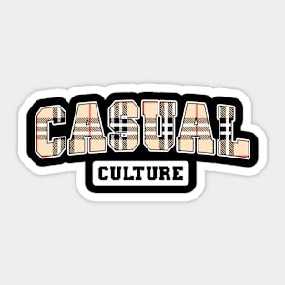 Casual Culture - Against Modern Football Sticker